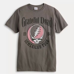 NEW Grateful Dead 1984 North American Tour Graphic Tee. Large
